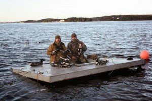 sink box duck hunts in Nova Scotia