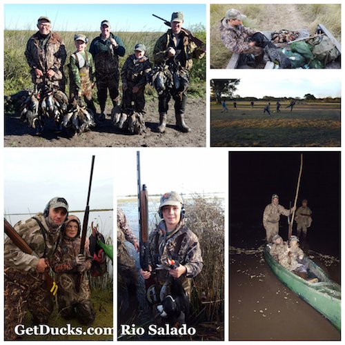 Argentina duck hunting trip at Rio Salado