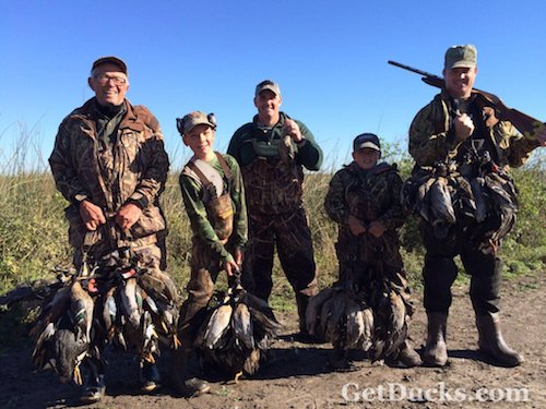 Argentina duck hunting trip at Rio Salado