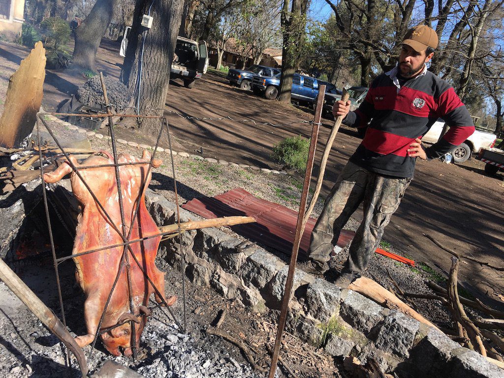 Las Flores Argentina Duck Hunting Cooking