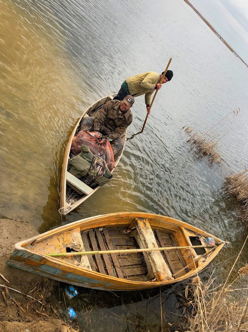 AZERBAIJAN DUCK HUNTING BOATS