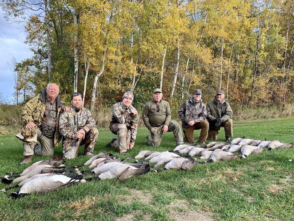 after guided goose hunt in ontario