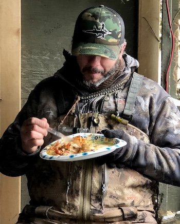 ira mccauley in missouri heaven duck blind