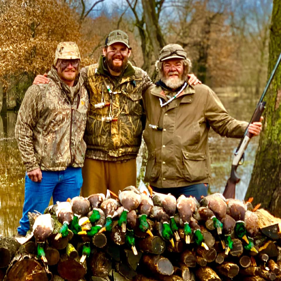 kansas duck hunting in flooded timber