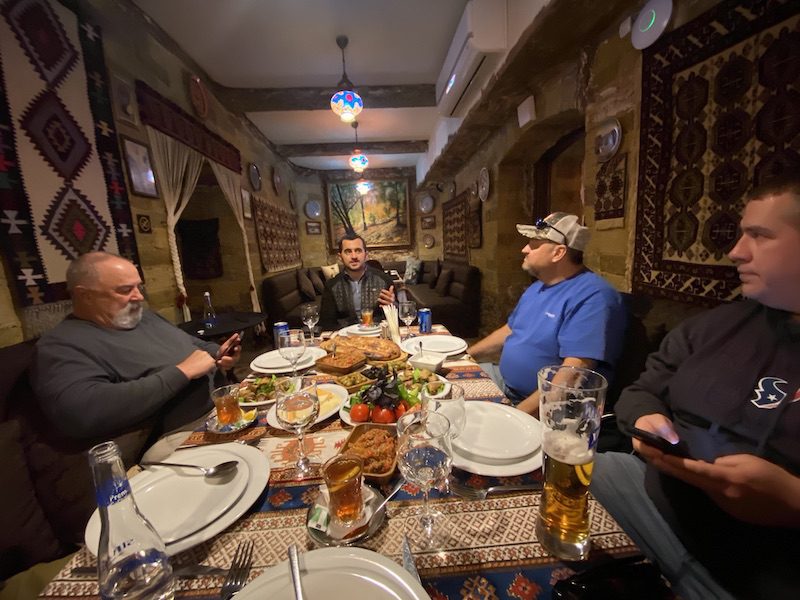 Lunch in Azerbaijan Duck Hunt