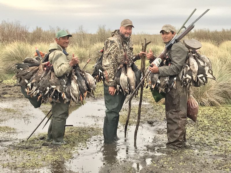 how many ducks do you shoot in argentina?