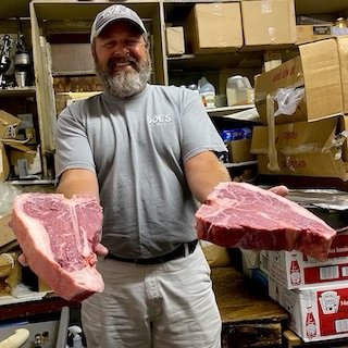 Dominic Signa Doe's hand-cut Porterhouse Steaks