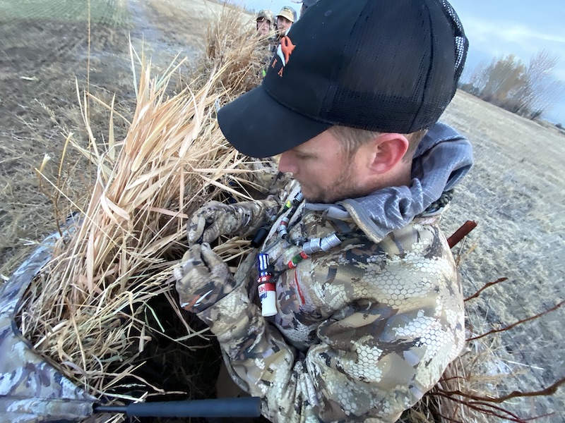 Matt McCormick Goose hunting in Montana