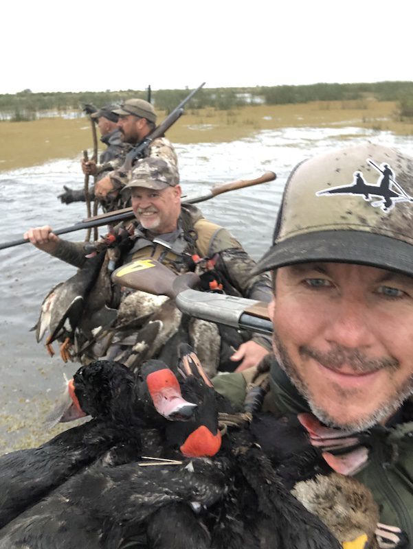 duck hunt argentina remote swamp