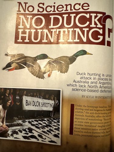 no science no duck hunting