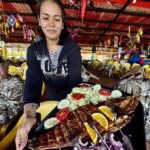 smoked snook lunch after Nayarit Mexico duck hunt