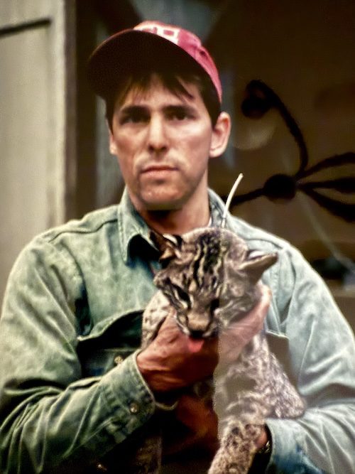 Ramsey Russell wildlife biologist and forester assisted bobcat research studies while at Mississippi State university